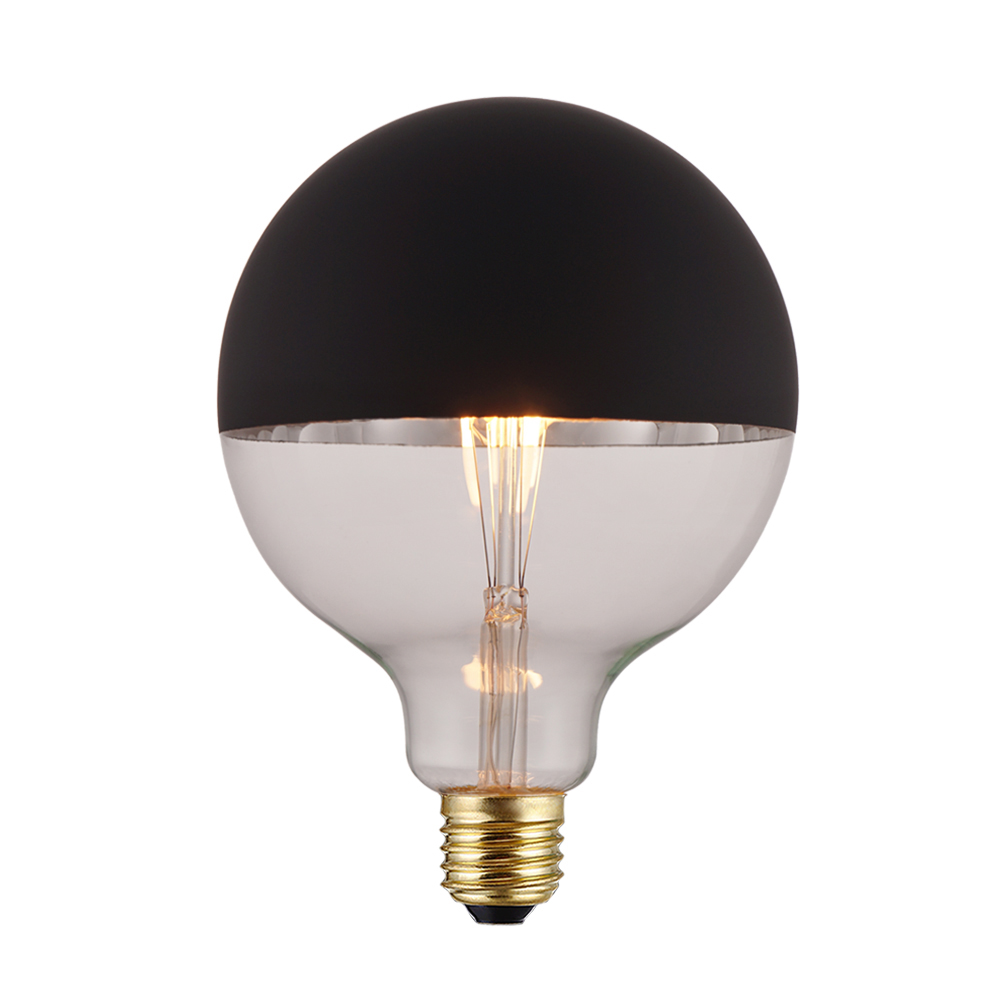Good quality E27 Edison Screw Globe -
 Top mirror Sliver Gold Black Edison bulbs Globe G125 filament led lamps BSCI Lighting factory – Omita