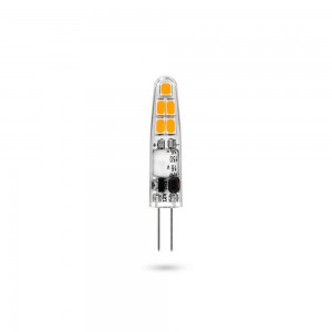 Mini G4   10LED 2835SMD 2W Lamp Bulb AC DC 12V Candle Silicone Lights for Chandelier No flicker