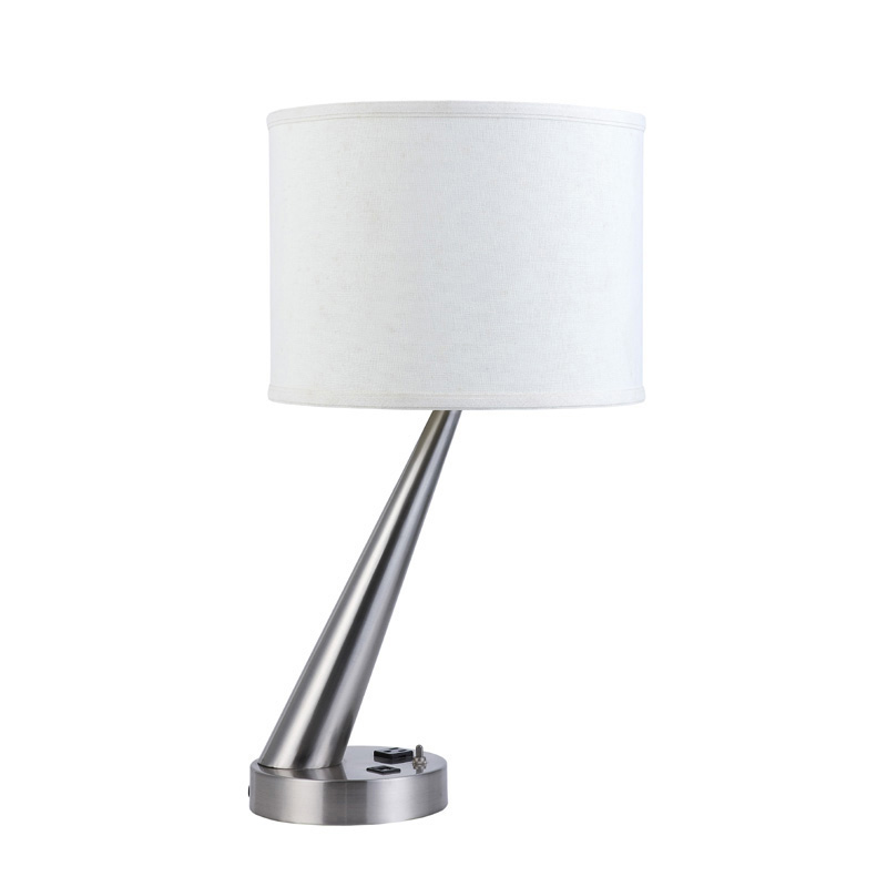 Excellent quality Custom Lamp Makers -
 Metal base with fabric lampshade table lamps for home and hotel – Omita