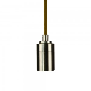 Single bulb retro pendant lighting with E26 E27 sockets  Gun metal bronze