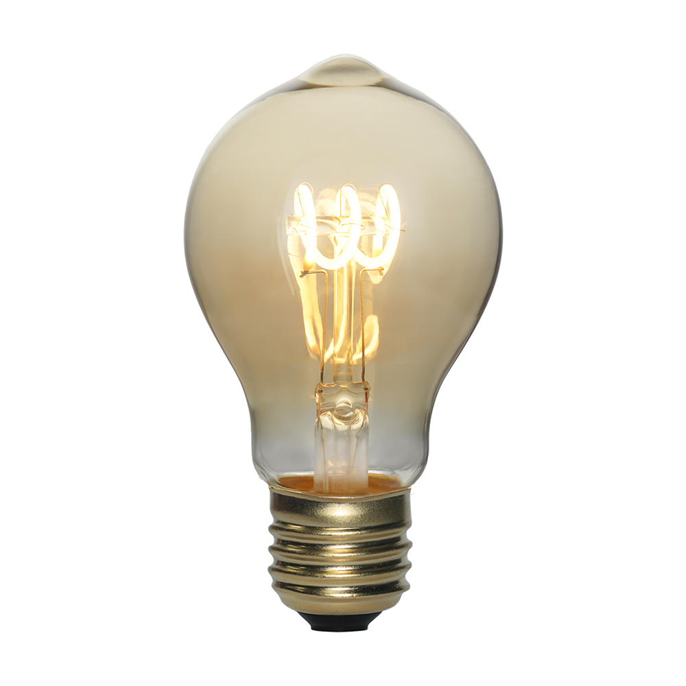 OEM manufacturer A19 Edison Bulb -
 Flexible soft spiral filament led bulb A60 ST64 G125 Gold and Smoky decor bulbs – Omita