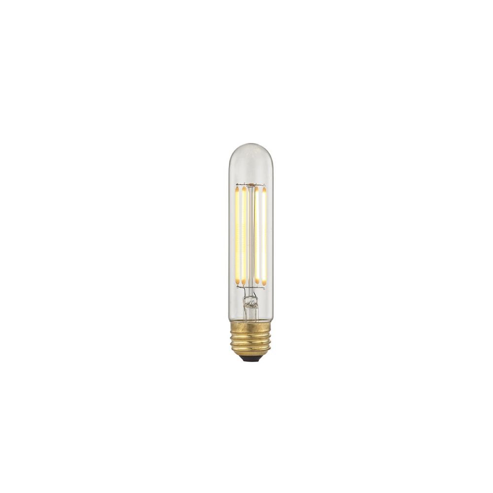 T8 T10 Long Tubular Light Bulb, Dimmable Edison Led Bulbs 6W, Medium Base E26 Led Bulb, UL Listed