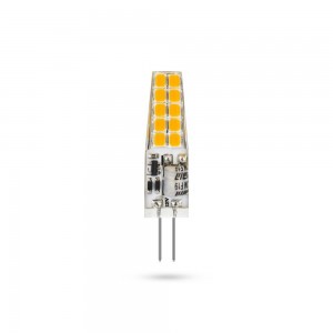 Mini G4  20LED 2835SMD 2W Lamp Bulb AC DC 12V Candle Silicone Lights for Chandelier No flicker