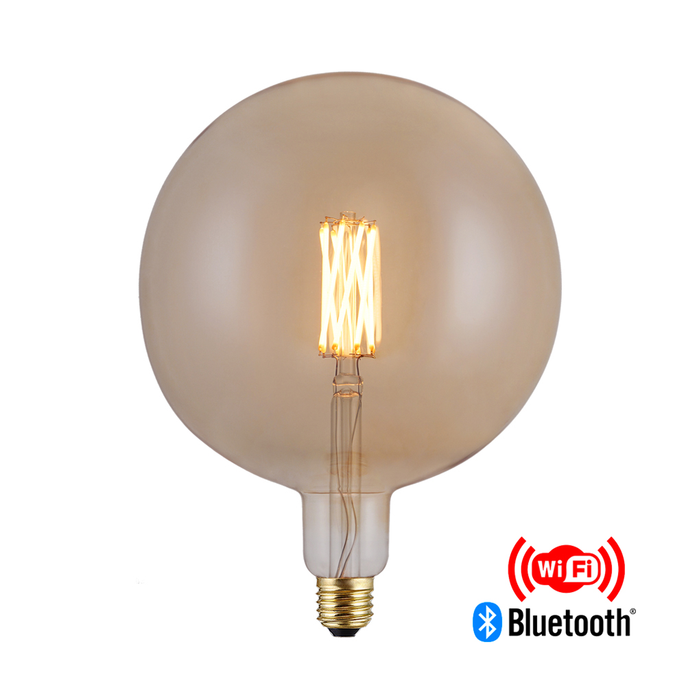 Smart Gaint edison bulb G300 5W led Gold  Vintage style Works with Alexa and Google Home Featured Image