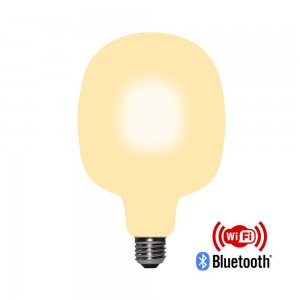 edison screw smart bulb  T120 5W led matte white 1800K-5000K  wifi and bluetooth Goolge bulb